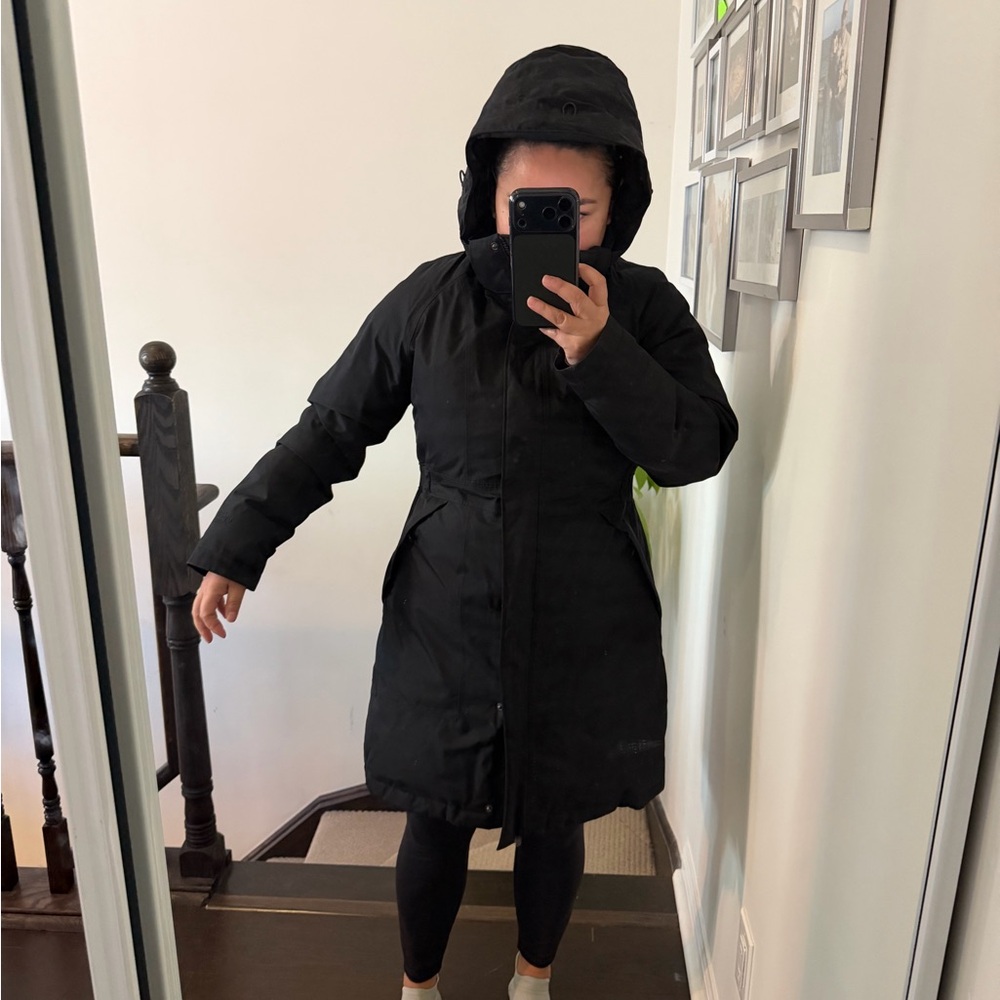 The North Face Black Hooded Winter Coat